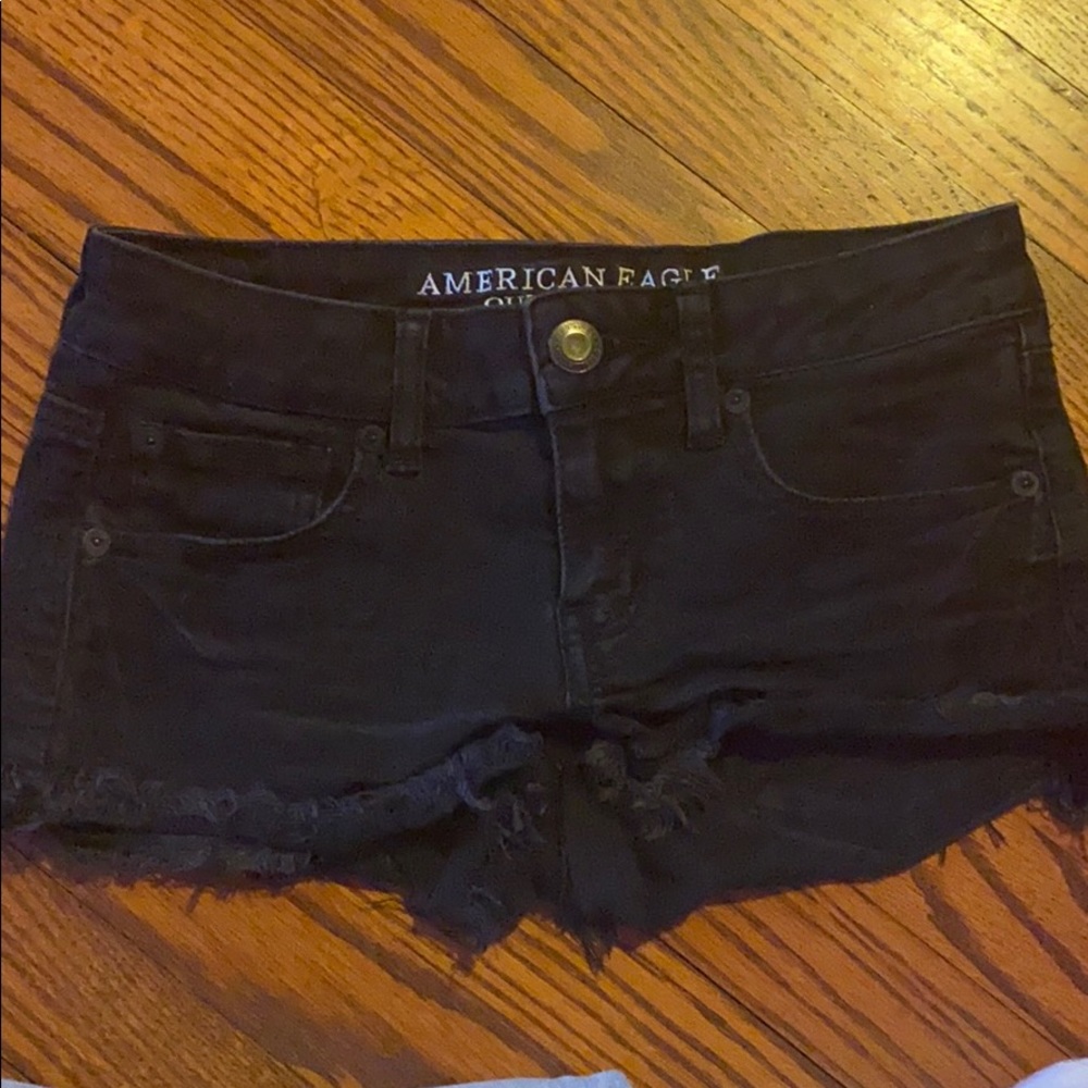 black american eagle shorts